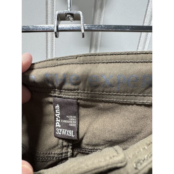 PRANA Men's Alameda Short Size 32 Brown Hiking Flat Front Stretch 9" - Picture 4 of 8